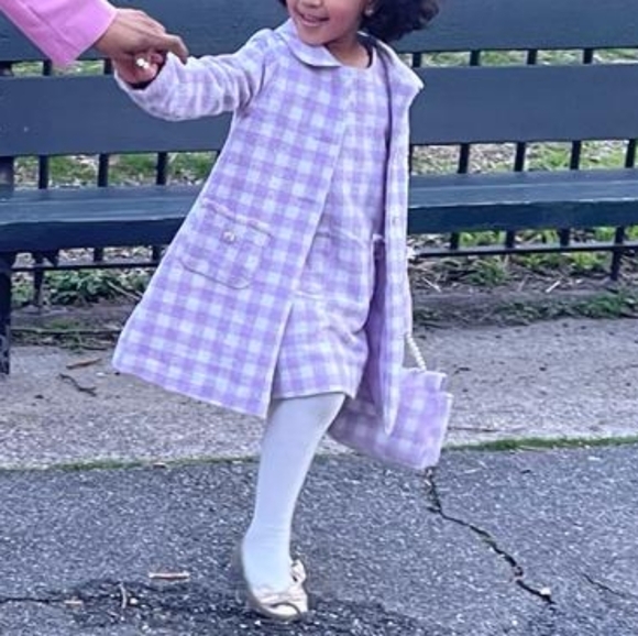 Girls tweed dress and coat - Picture 3 of 8